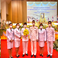 พิธีวางพานพุ่มถวายราชสักการะและน้อมรำลึกในพระมหากรุณาธิคุณ เนื่องในวันคล้ายวันพระราชสมภพ พระบาทสมเด็จพระบรมชนกาธิเบศร มหาภูมิพลอดุลยเดชมหาราช บรมนาถบพิตร วันชาติ และวันพ่อแห่งชาติ 5 ธันวาคม 