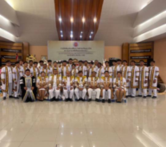 การฝึกซ้อมย่อยพิธีพระราชทานปริญญาบัตร